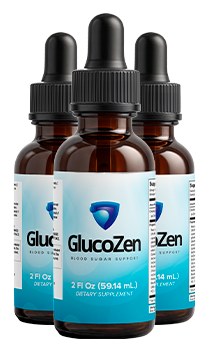 3 bottles of GlucoZen